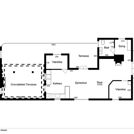 Semesterbostad Family-friendly Cottage, Secluded, 3 Terraces Vejby